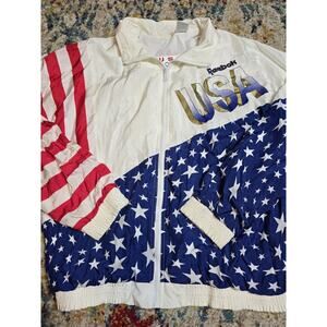 Vintage 1992 Reebok Barcelona Olympics Dream Team Jordan Windbreaker Jacket XL